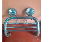 Original Japan Stainless steel clash bar with 2 lamps (for ISUZU Bighorn & PANTHER jeeps)