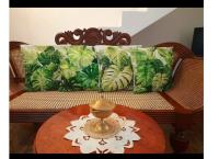 Tropical Leaf Print Decorative Pillow & Covers
