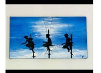 100% Hand Drawn Canvas Paintings