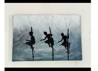 100% Hand Drawn Canvas Paintings