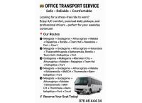 Safe office transport service 🚎