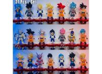 Dragon Ball Z Super Saiyan Son Goku Anime Figure Son Gohan Vegeta Broly Piccolo Majin Buu Set Action Figurine Model Gifts Toy