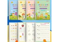 Reusable Magic Copybook Drawing Toys for Children Montessori Pen Control Training Writing Sticker Learning Educational Toy Kids