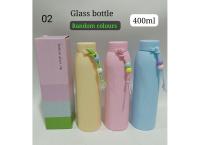 Glass water bottle