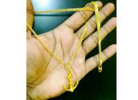 Gold platted chain and pendant