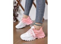 Women Ombre Color Chunky Shoes