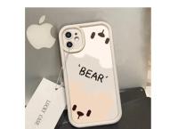 Cartoon liquid silicone Bear Cute Phone Case For iPhone