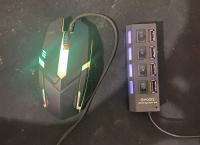 RGB Mouse & USB Adapter