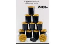 12 Pcs Container set with spoon