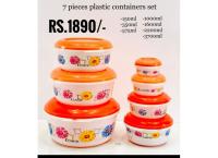 7 pcs container set