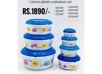 7 pcs container set