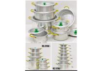 7 pcs Aluminum Pot set with handle