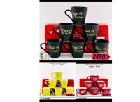 6pcs Ceramic heavy cup set